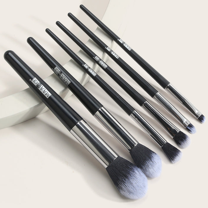 Fashion 6 Makeup Tools Female Trimming Blush Eyeshadow Brushes