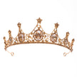 Champagne Rhinestone Crown Headband