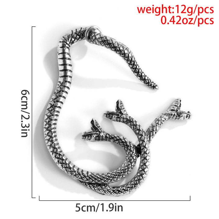 Punk Three-dimensional Animal Alloy Sweet And Cool Earrings
