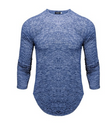 New Round Neck Slim Long-sleeved Men's T-shirt