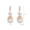Opal Butterfly Stud Earrings Women