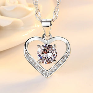 Fashionable Eternal Love Girl Necklace Pendant