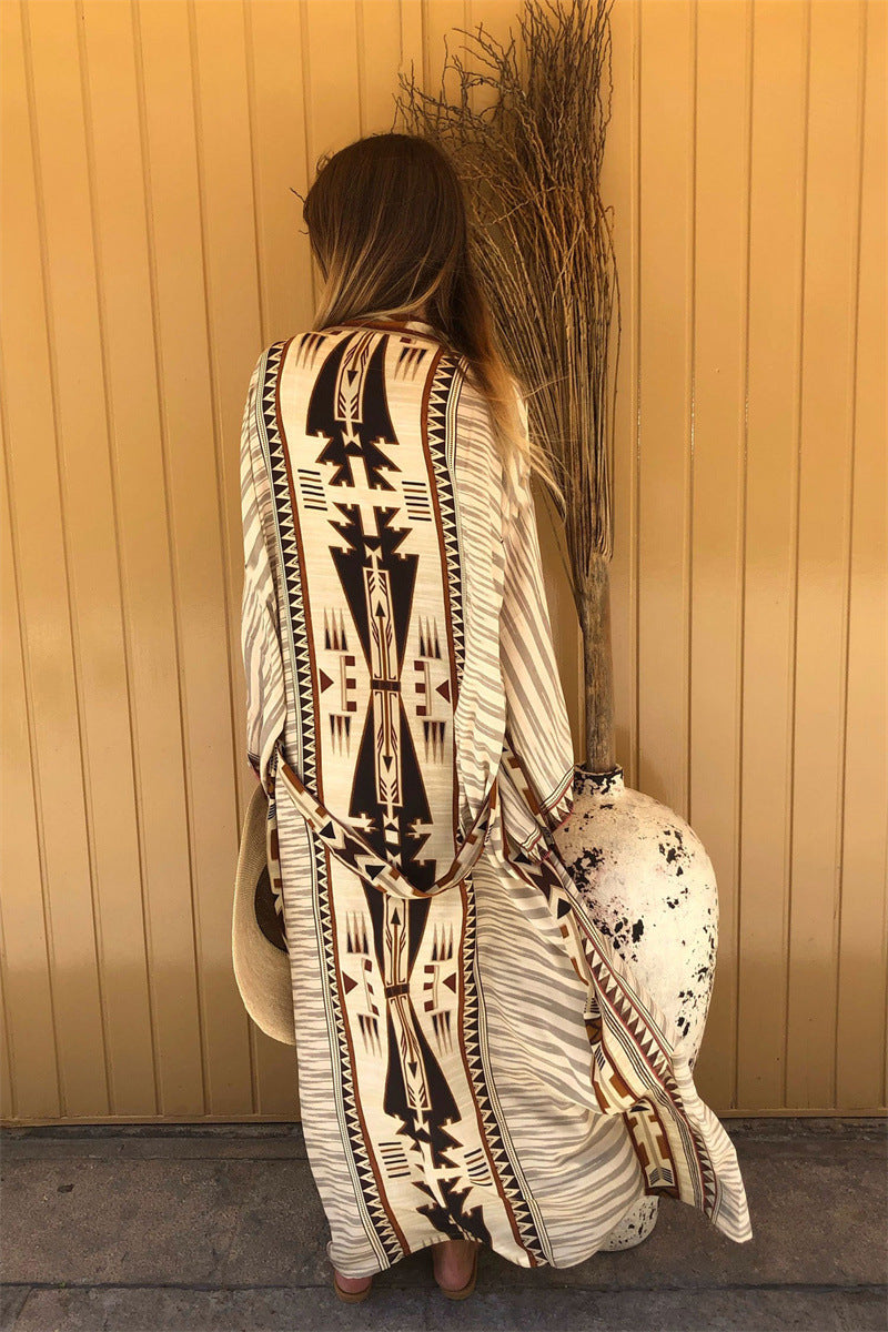 Robe Sunscreen Shirt Swimsuit Outer Overalls Beach Cover