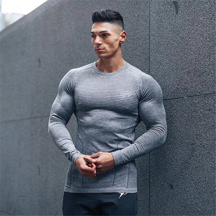 Fashion Trend Slim Wicking Quick Drying Long Sleeves