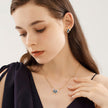 Blue Butterfly Necklace Female 2021 New Clavicle Chain Temperament