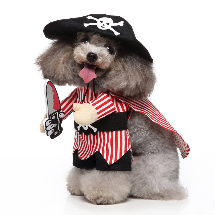 Cosplay Pet Supplies Standing Outfit Funny Dog Clothes