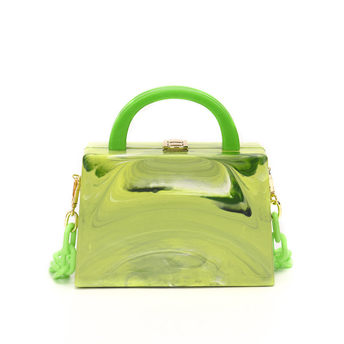 Women's Acrylic Chain Plastic Crossbody Bag