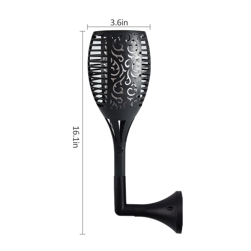 Alpcamers Solar Flame Flickering Garden Led Light