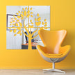 Acrylic Large Crystal Mirror Tree Background Wall