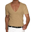Men's Short Sleeved V-neck