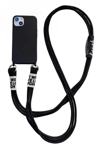 Diagonal Lanyard Soft Strap Hanging Neck Silicone Phone Case