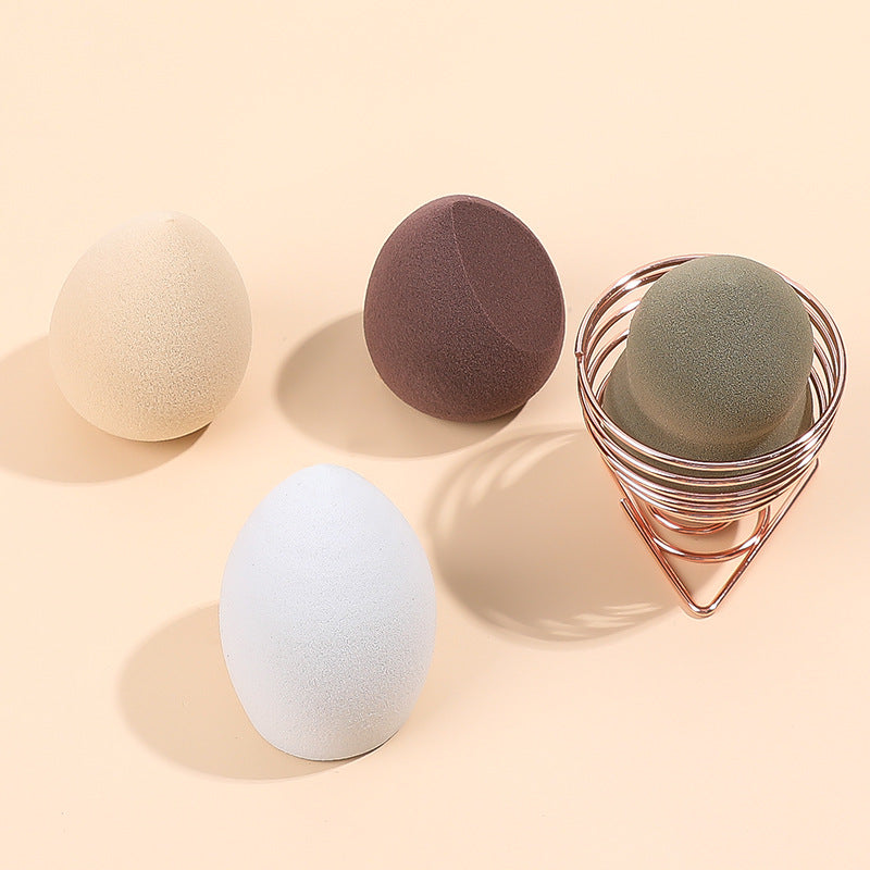 Wet And Dry Beauty Makeup Egg With Metal Stand