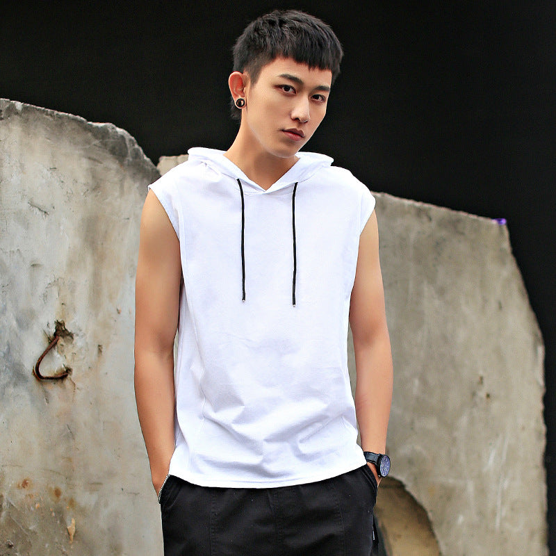 Hooded Slim Vest All-Match Clothes