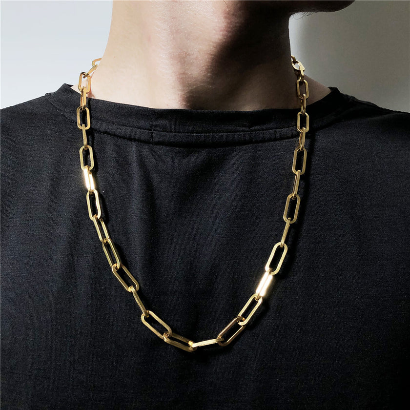 Titanium Steel Men Hip Hop Cold Wind Necklace Women