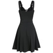 Women's Fashion Punk Style Sleeveless Straps Loose Big Hem Halter Dress