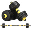 Adjustable Weights Dumbbells Set, Free Weights Set With Connecting Rod 20KG