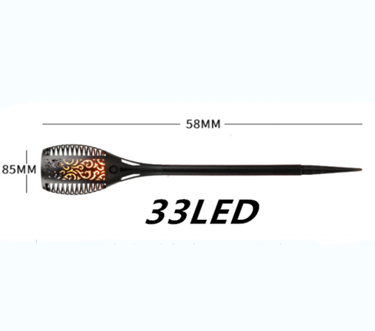 Alpcamers Solar Flame Flickering Garden Led Light