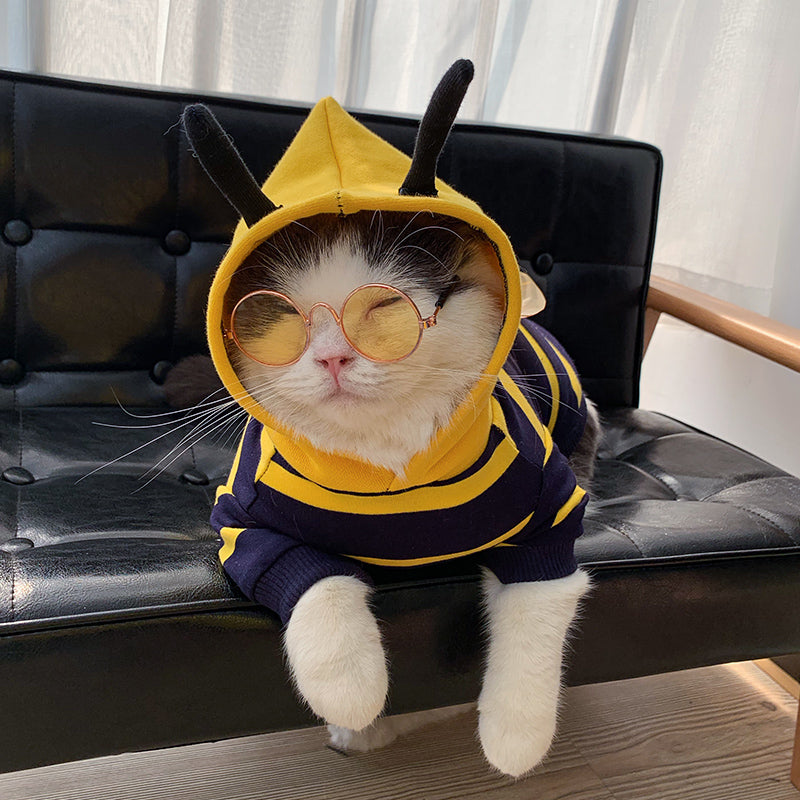 Alpscommerce Pet Costume Jacket Bee Pet Puppy Coat