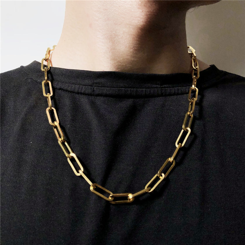 Titanium Steel Men Hip Hop Cold Wind Necklace Women