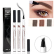 Bifurcated Four-head Water-based Liquid Eyebrow Pencil