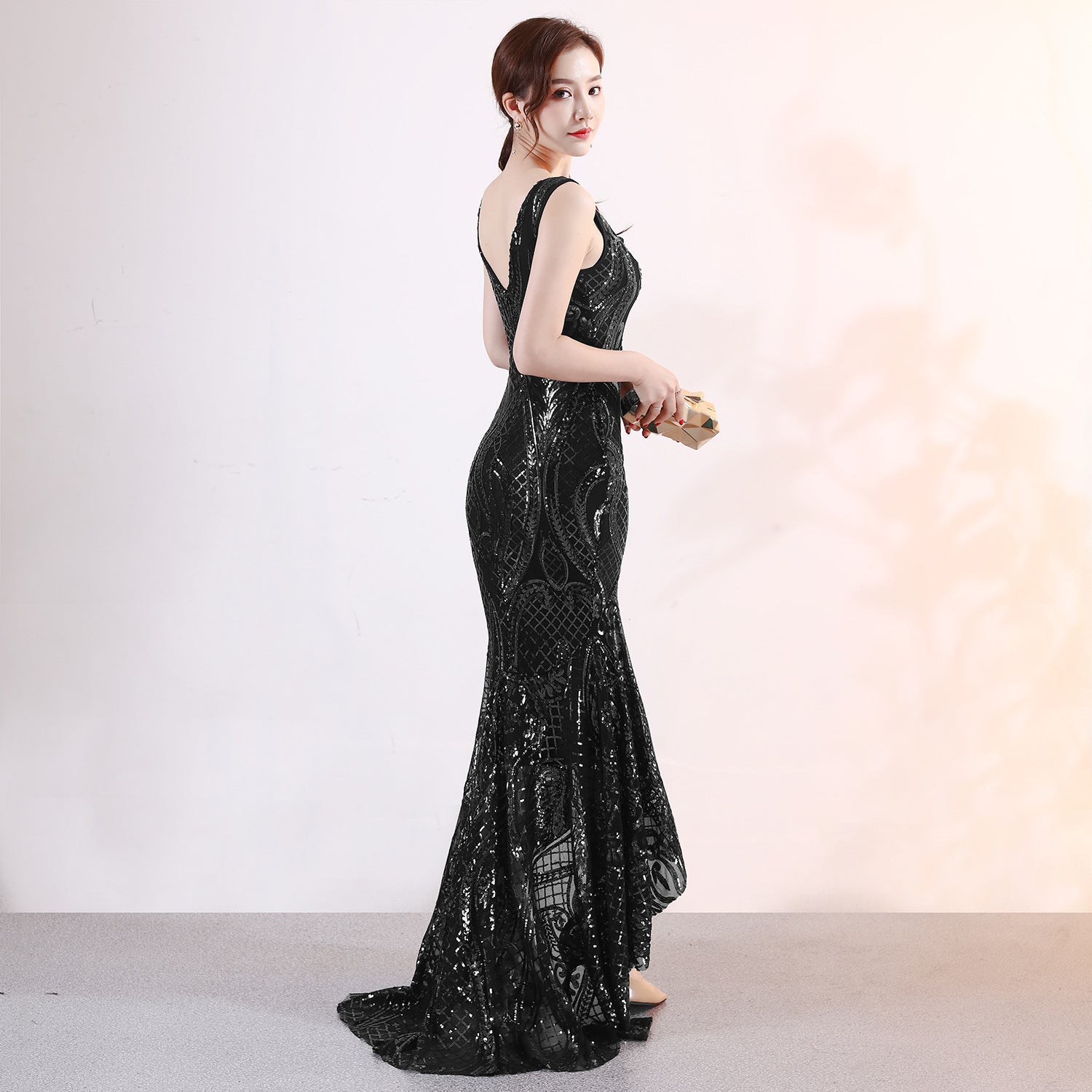 Night Show Ladies Party Dinner Dress Host