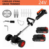 Electric Lawn Mower With Wheels Grass Trimmer Weeding Machine