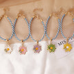 Small Daisy Bee Multicolor Twist Rope Bracelet Personality Creativity