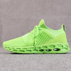 High elastic hollow fly woven casual shoes