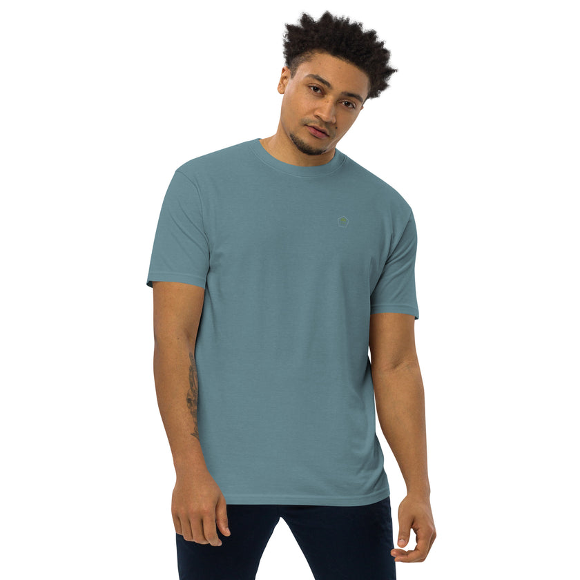 Alpscommerce Men’s premium heavyweight tee T-shirt